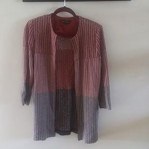 Ming Wang open front jacket